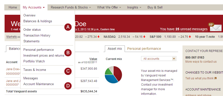 Vanguard - How To Use Your Vanguard Accounts